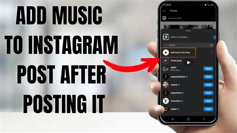 can you add music to an instagram post after posting