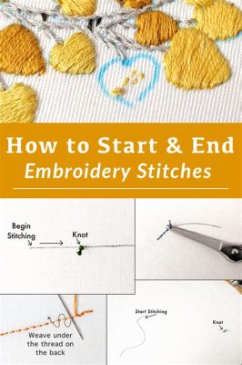 how to end an embroidery stitch: why do we need to know the history of embroidery?